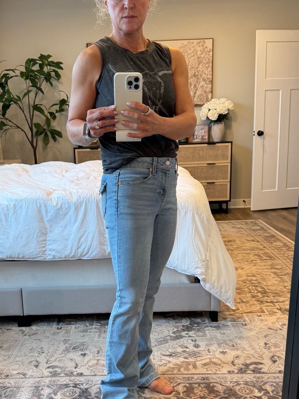No Boundaries Light Blue Boot Cut Jeans